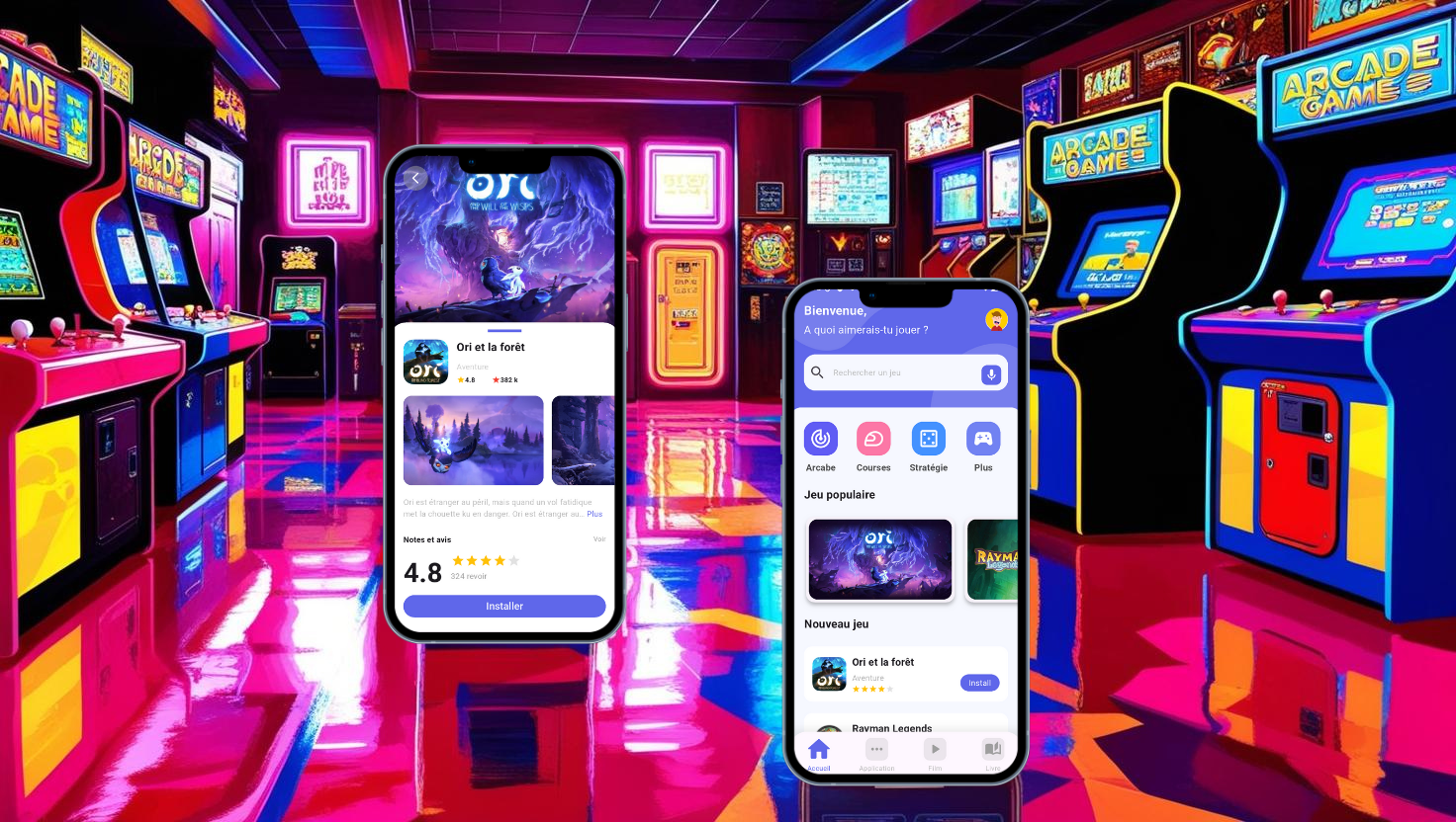 Image d'illustration de l'application Mobile Gamestore